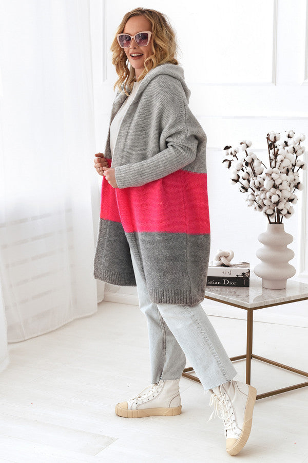 Trio - Gray/Fuchsia