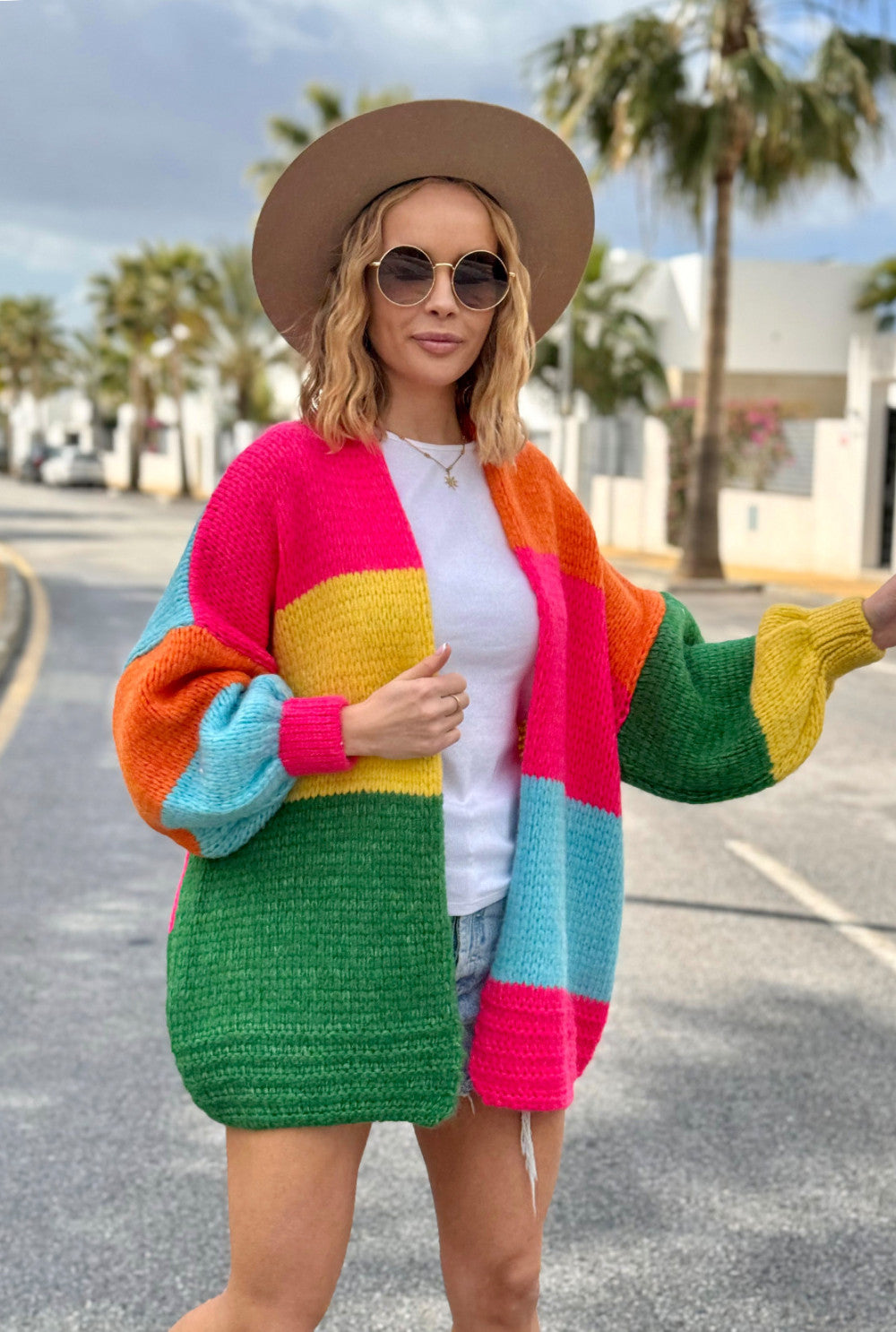 Chloe - Fuchsia/Orange