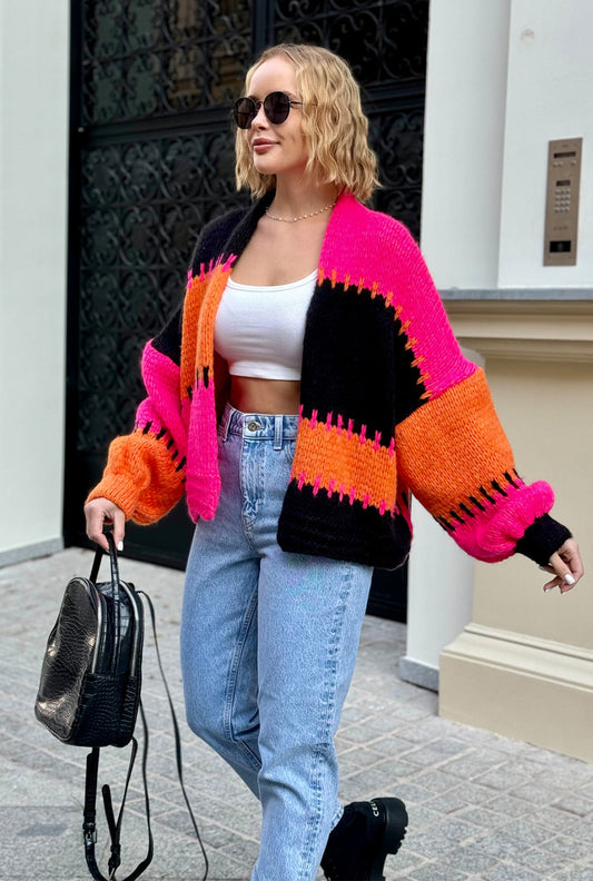 Aurora - Black/Fuchsia