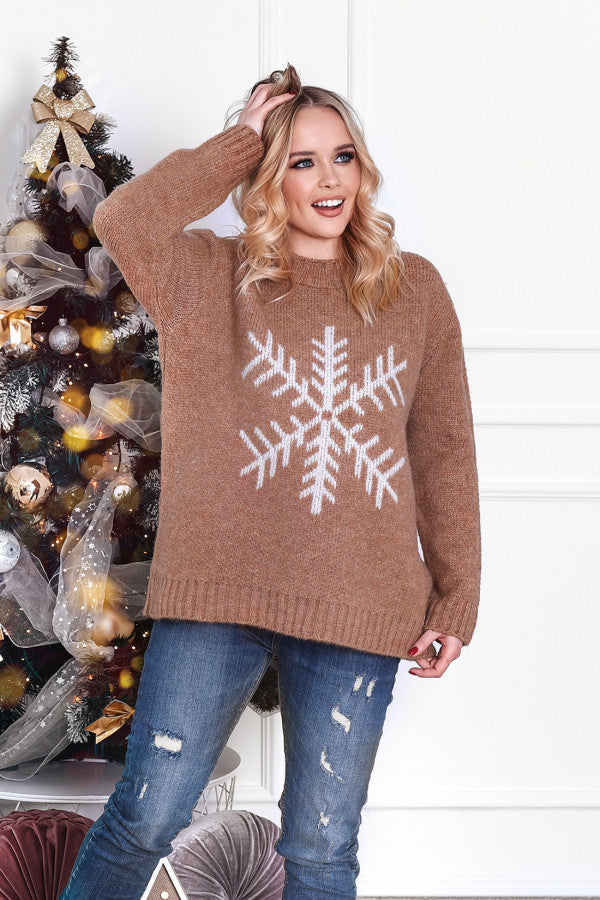Snowflake - Light Brown