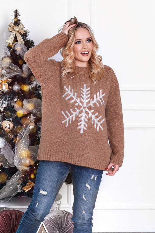 Snowflake - Light Brown