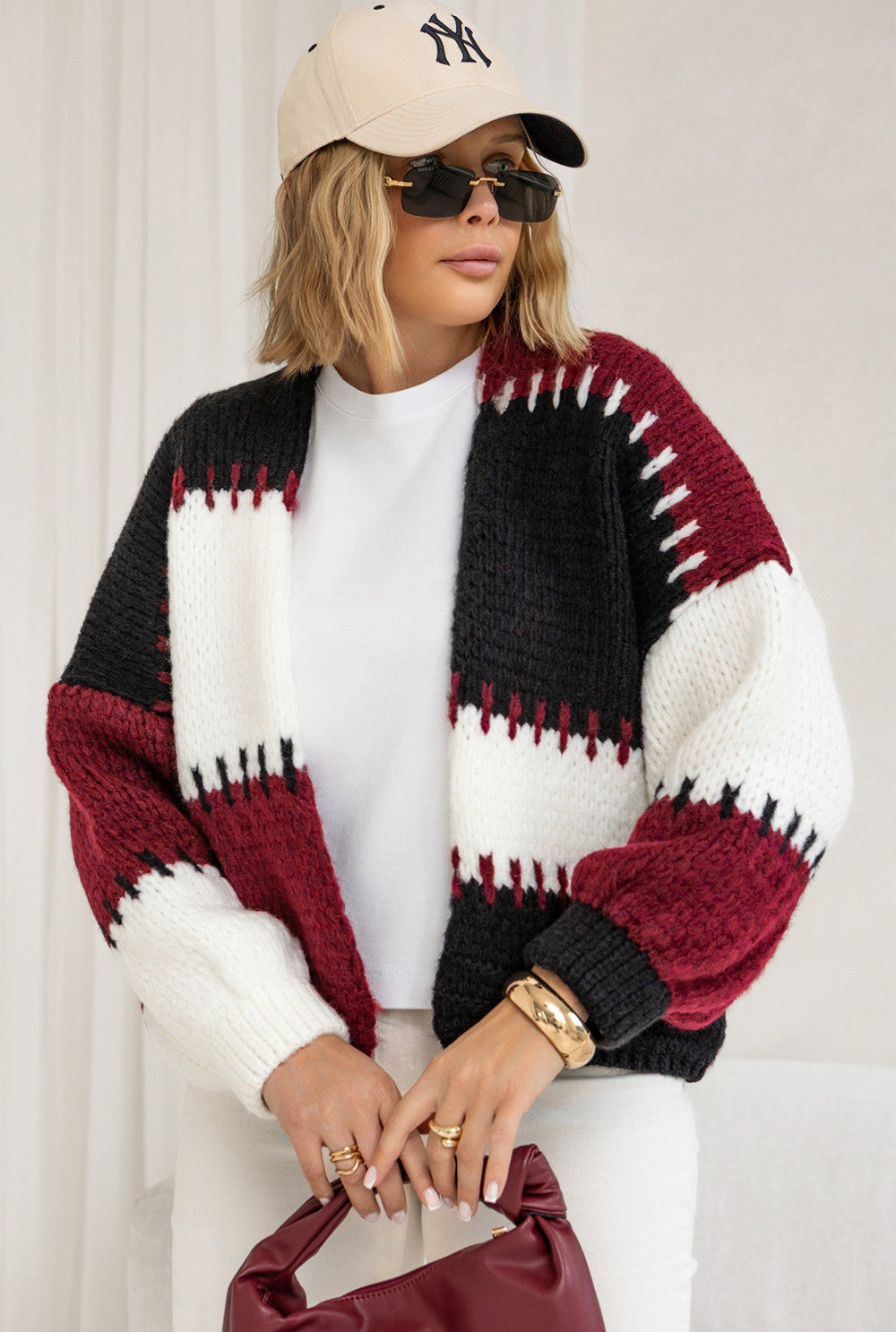 Aurora - Black/Burgundy